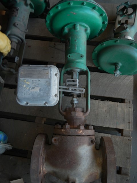 Fisher 3" 600 Rating, WCB Steel Flanged Control Valve